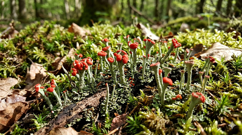 British Soldiers Lichen